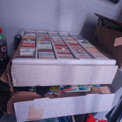 baseball, basketball, & football cards