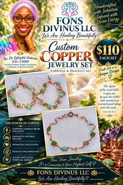 Custom Copper Jewelry Set