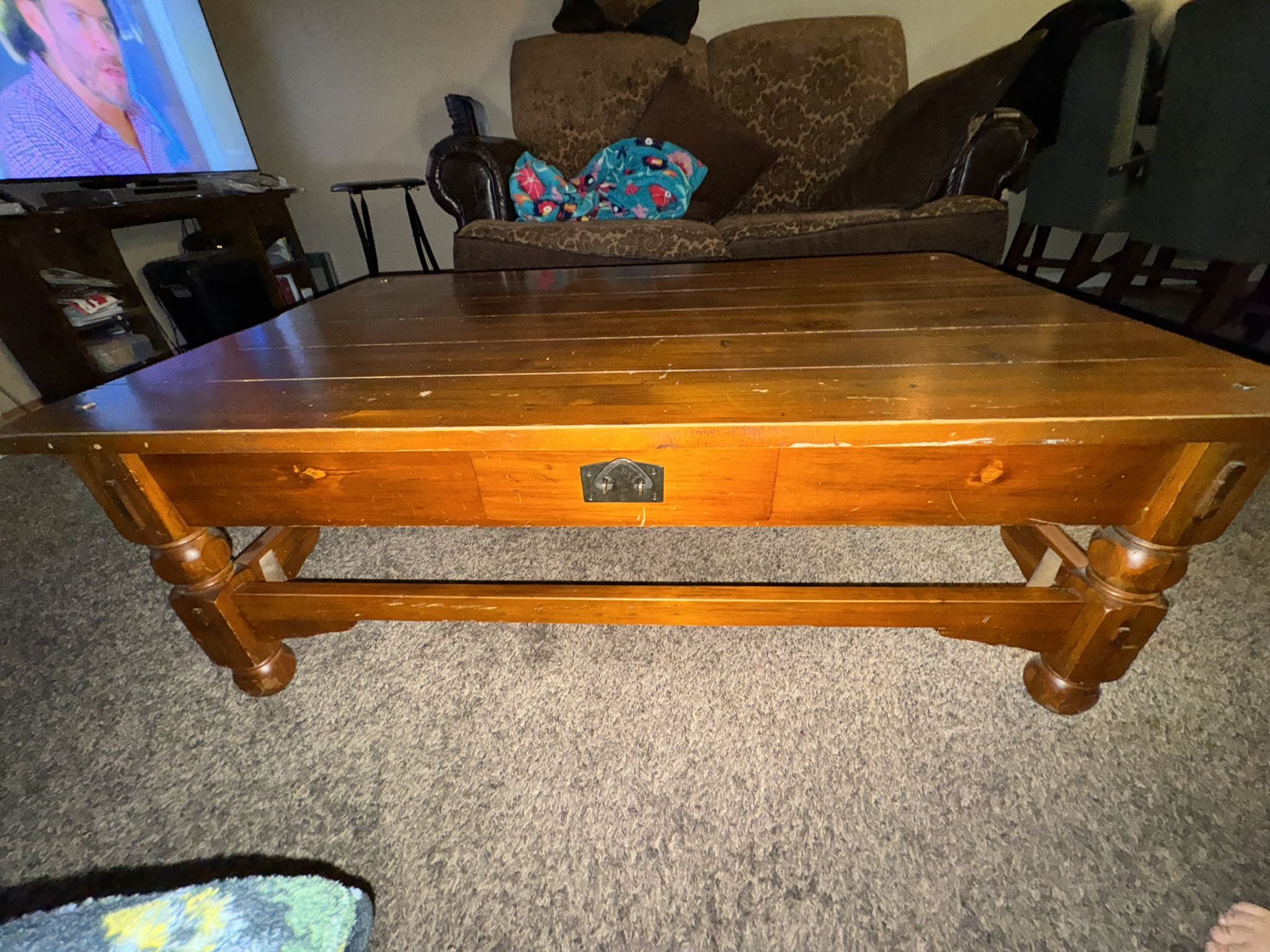 Large Wood Coffee Table