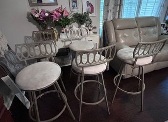 5 Metal Stools (all of them)