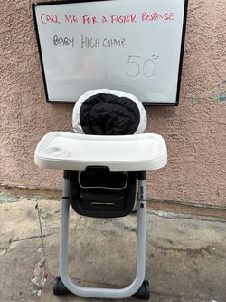Baby High Chair with Tray