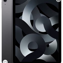 Apple iPad Air (5th Generation): with M1 chip, 10.9-inch Liquid Retina Display, 64GB, Wi-Fi 6, 12MP front/12MP Back Camera, Touch ID, All-Day Battery 