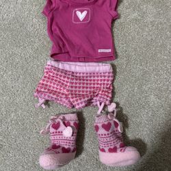 American girl doll sweetheart pajama 18” doll clothes 