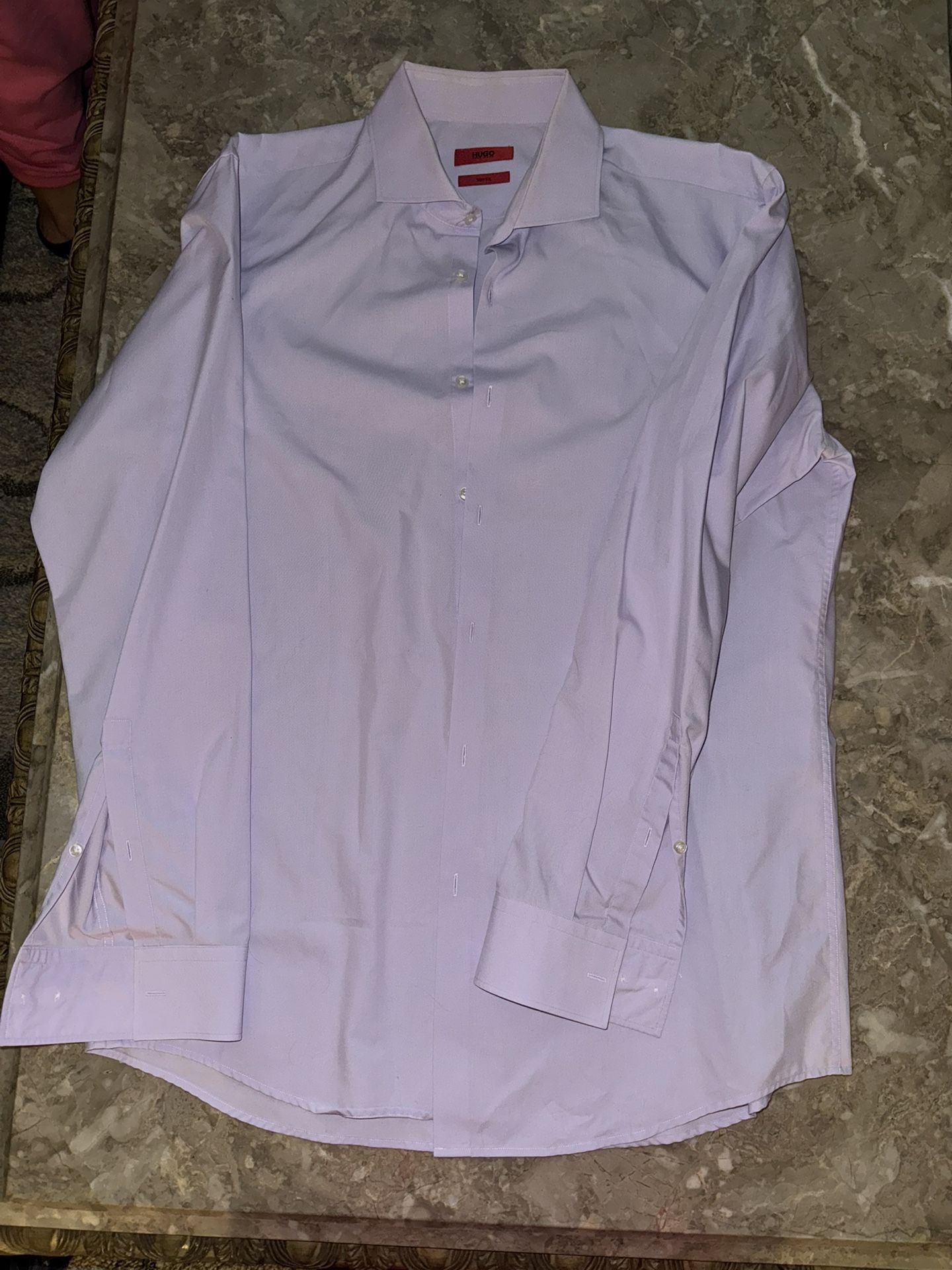 Slim Fit Long Sleeve Button Down Shirt — Hugo Boss