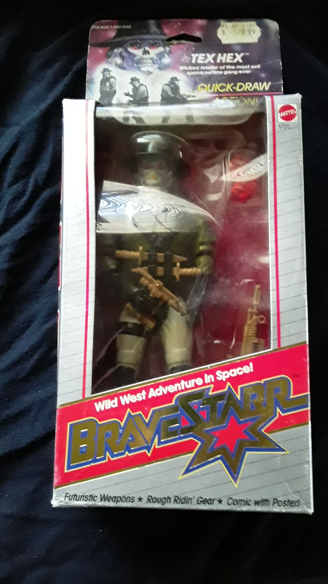 Tex hex vintage action figure bravestarr