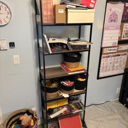 Metal book shelf