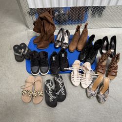 💥 Huge Shoe Lot - Air Jordan, Nike Kyrie, Boots, Sandals & More (Size 5Y-8.5 Women)