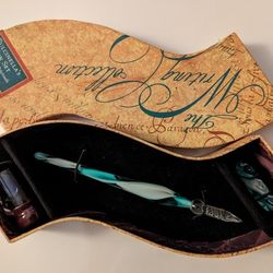 Pulcinella's Calligraphy Glass Pen & Ink (New in Box)