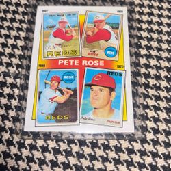 Pete Rose Early Years Baseball Card 