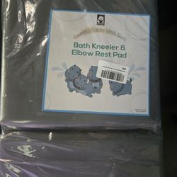 Baby Bath Kneeler and Elbow Rest Pad Set, Bathtub Kneeling Pad, Baby Accessories for Bath, Relieve Your Knees and Elbows