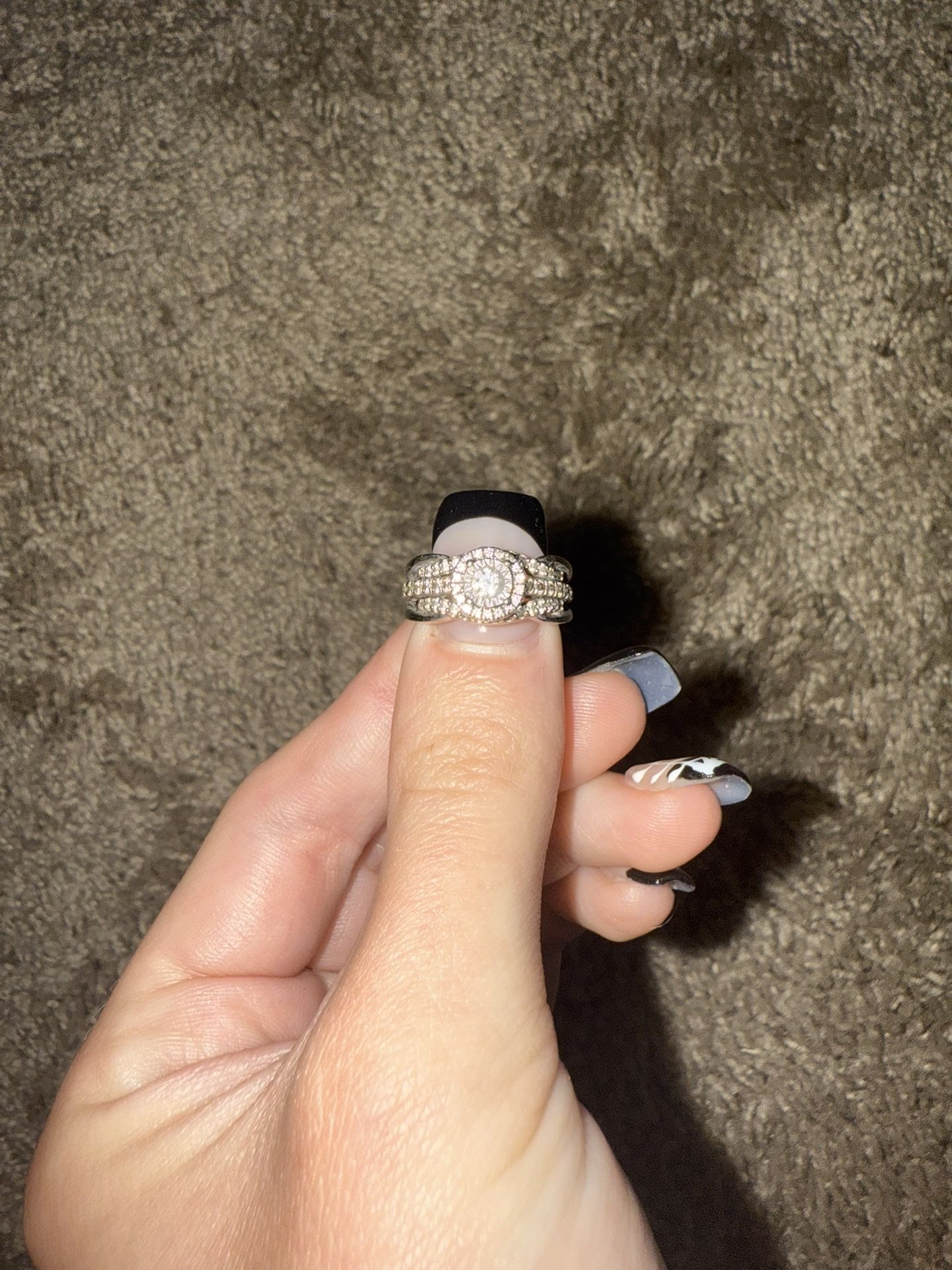 Engagement And Wedding Ring