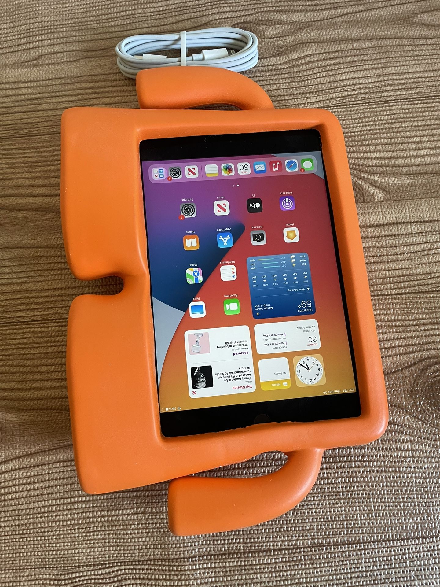 Apple iPad Mini 4th Generation 16GB unlocked with new kids protective case and cable Electronics & Media