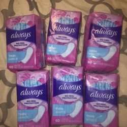 Brand New Always Thin Liners