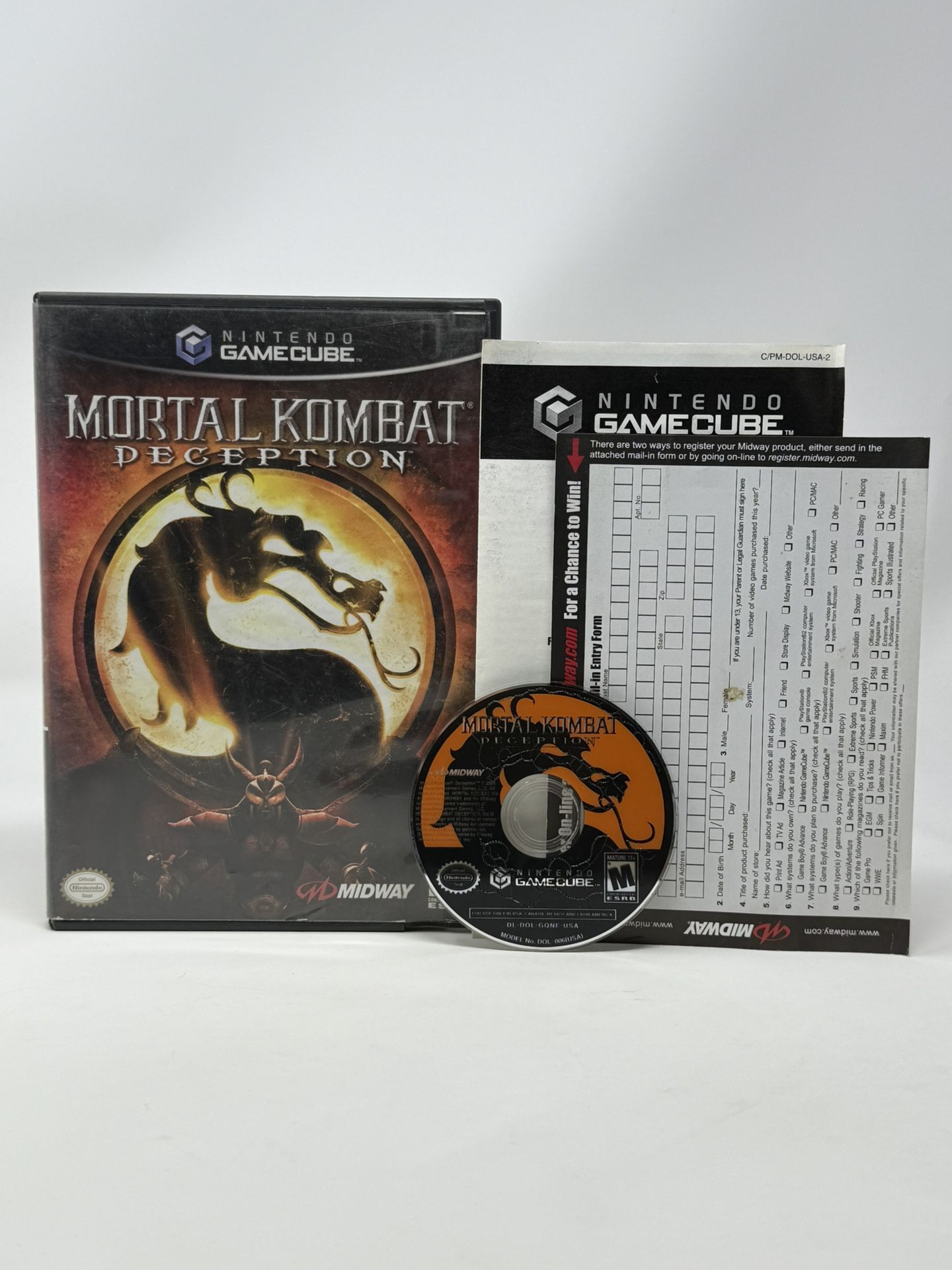 Mortal Kombat Deception (No Scratches) Nintendo GameCube