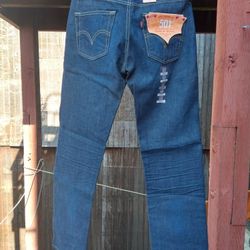 LEVI'S 501 Vtg NEW Blue Denim Jeans  Button Fly 29x30 Mexico 2010