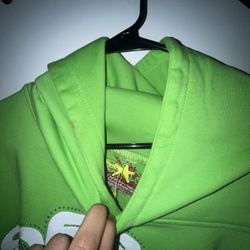 Slime Green Sp5derhoodie
