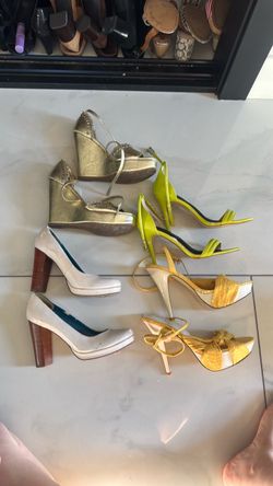 Mixed Lot of Women's Heels stilettos wedges size 8.5 – 4 Pairs