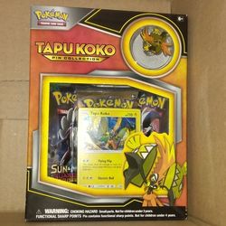 Pokemon Tapu Koko Pin Collection Box 2017