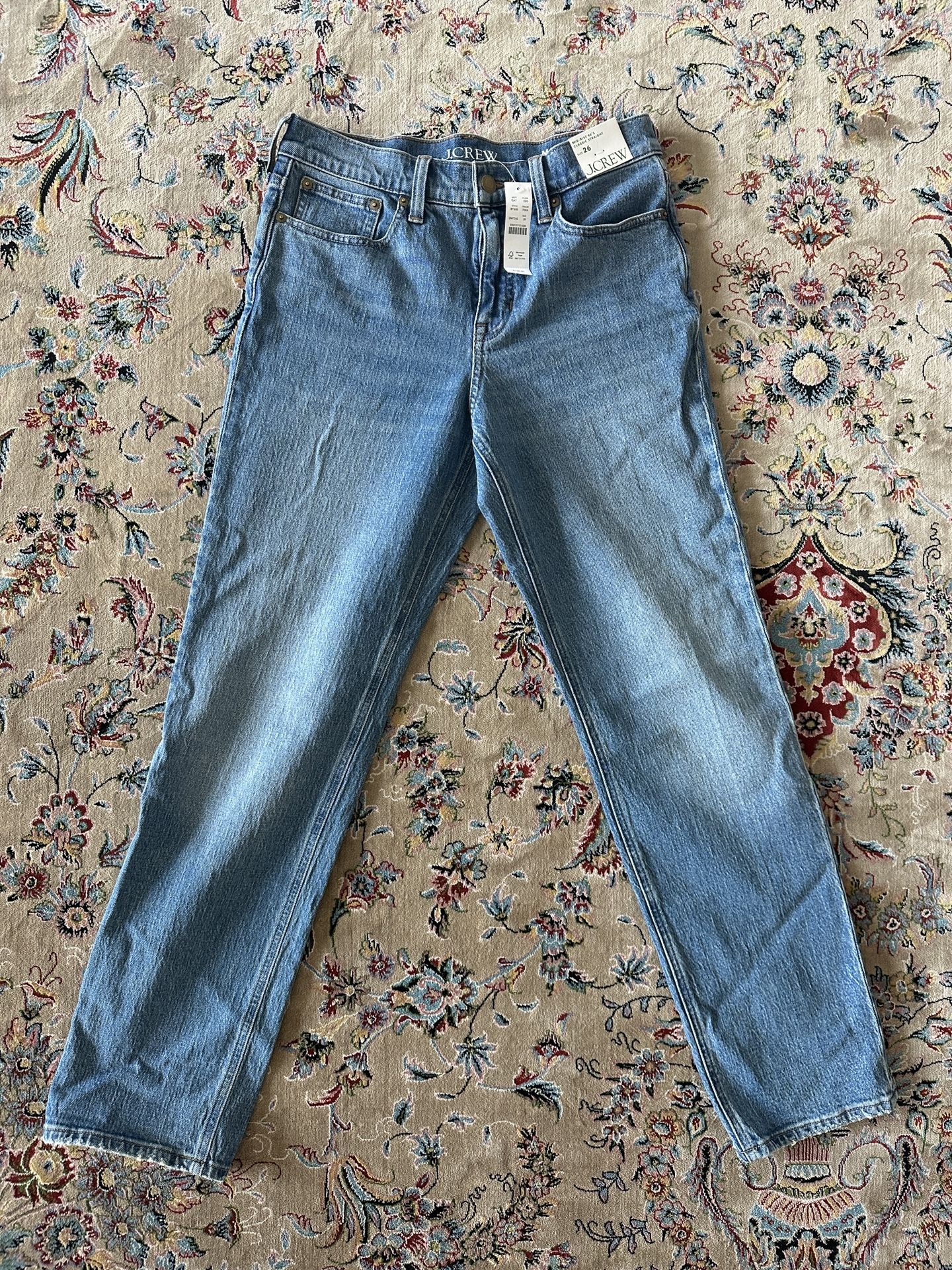 J Crew Mid Rise 90s Classic Straight Jeans