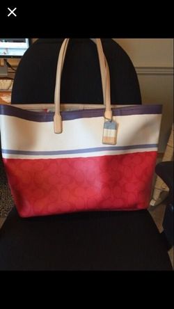 COACH beach tote