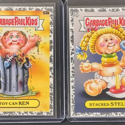 2024 Topps GPK: Kids At Play #63b Toy Can Ken & Stacked Stella - Grey Parallel