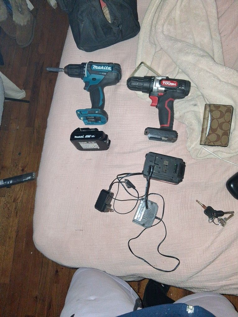 Marital Drill With Battery No Charger. And Hyper Drill With Battery And Charger