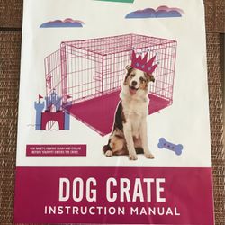 Dog Crate, Foldable!