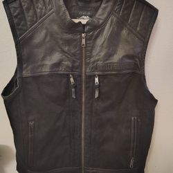 Harley Davidson Leather Vest 