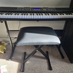 Keyboard With Stand And Seat