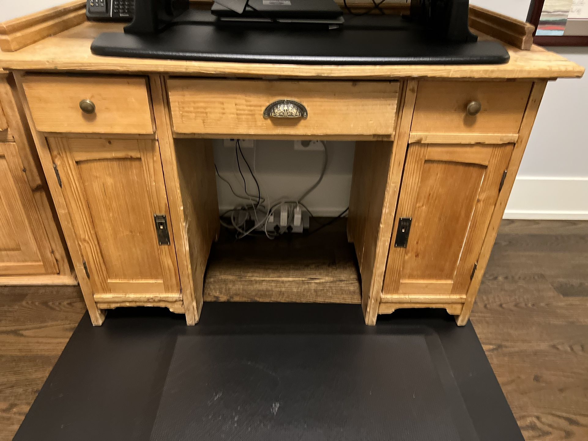 Antique Pine Desk 