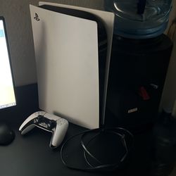 PS5 including: controller, connecting cable