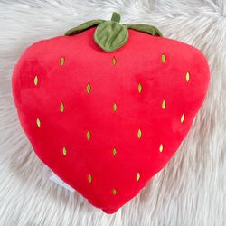 Strawberry pillow, brand new without tag
