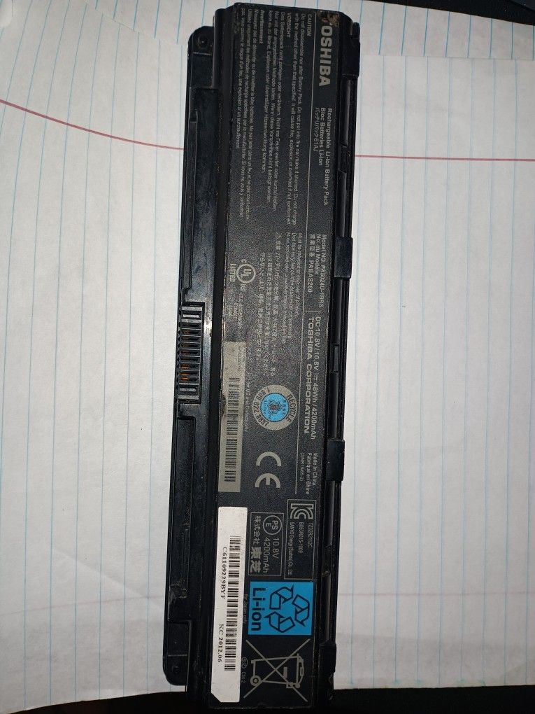Toshiba Laptop Battery