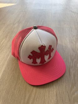 Chrome heart trip cross hat