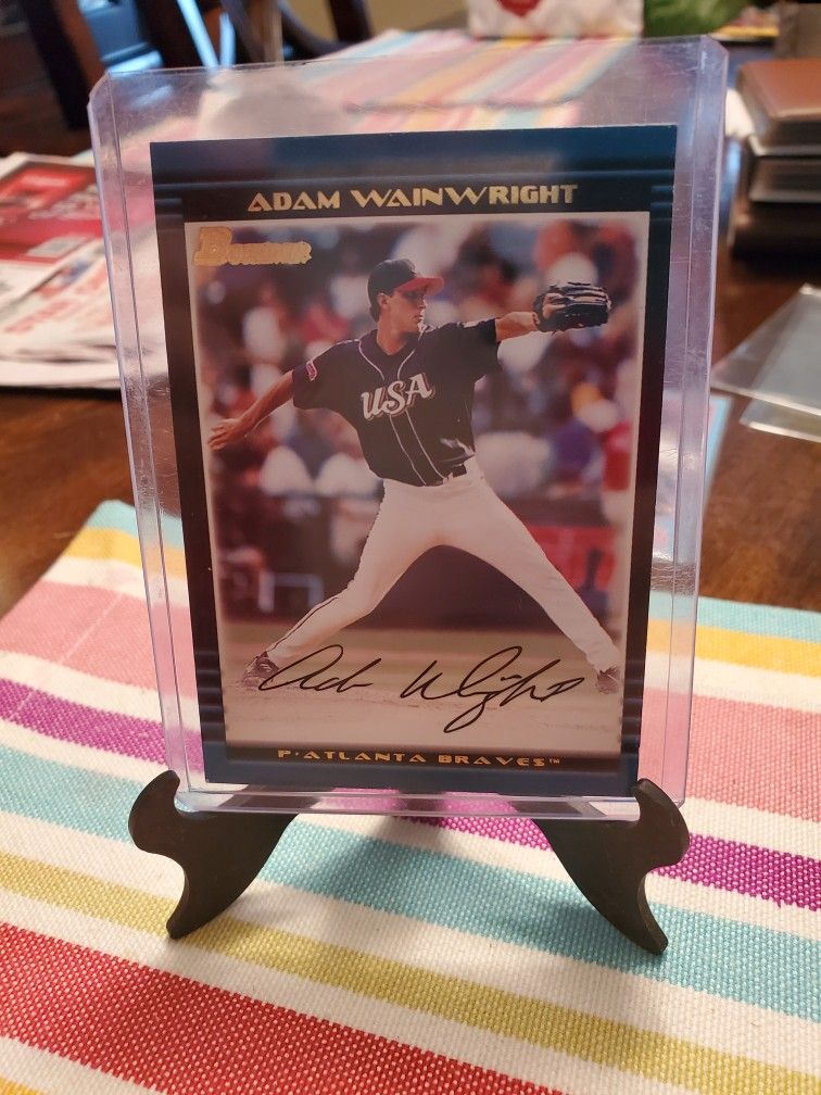 Adam Wainwright 2002 Bowman Draft Picks Rookie Baseball Card
