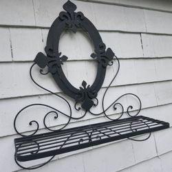 Metal Flower Shelve