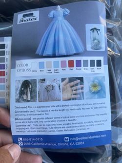 New black tulle