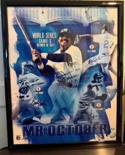 Reggie Jackson Autograph “Mr October”