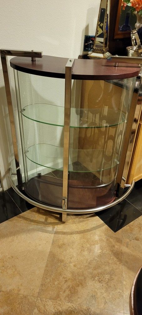 Collectibles Cabinet Shelf or Mini Bar Read Description 