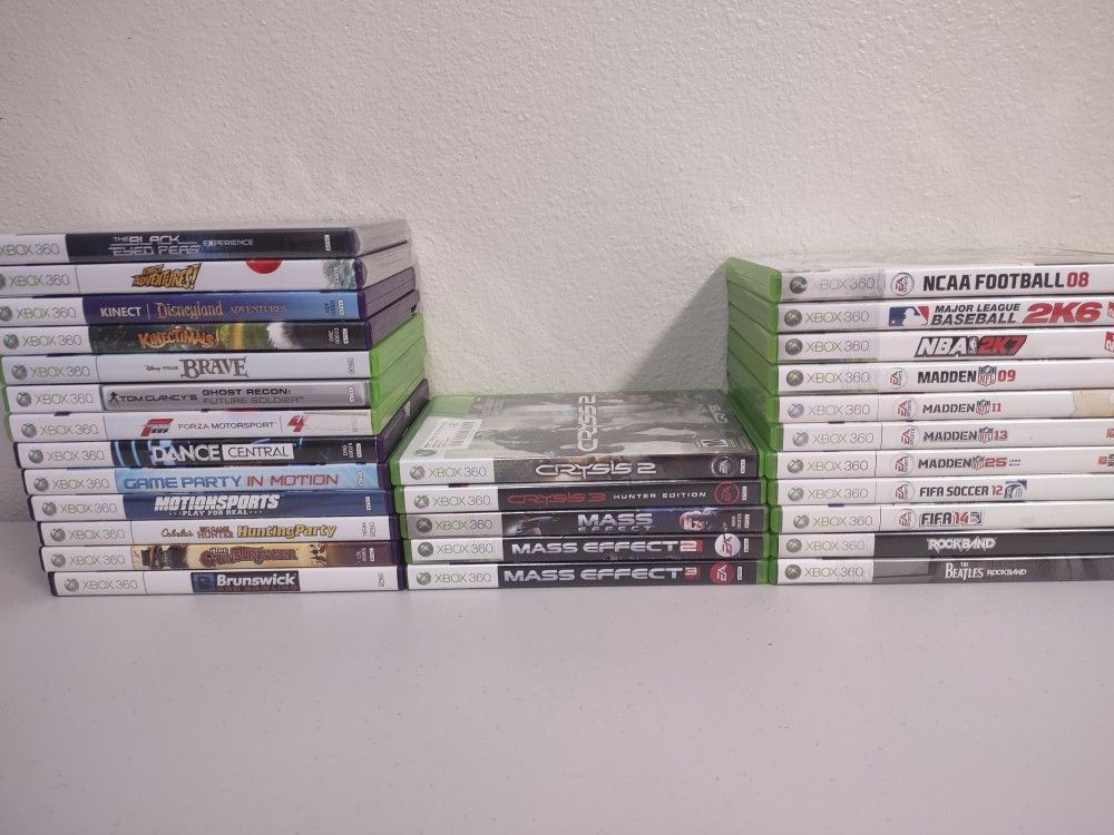 30 Xbox 360 Games For Sale-Please Read Description 