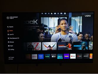 Vizio 65” Smart TV w/ Wall Mount & Remote