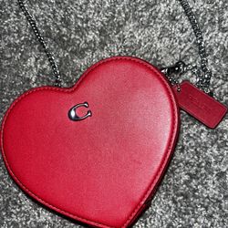 Coach Heart Shaped Purse 