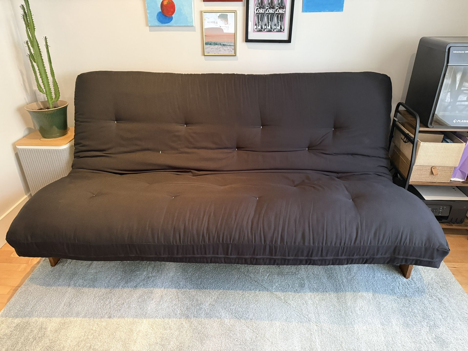 Clean, Barely Used Queen-sized Futon