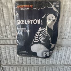 Skeleton Dog Costume 