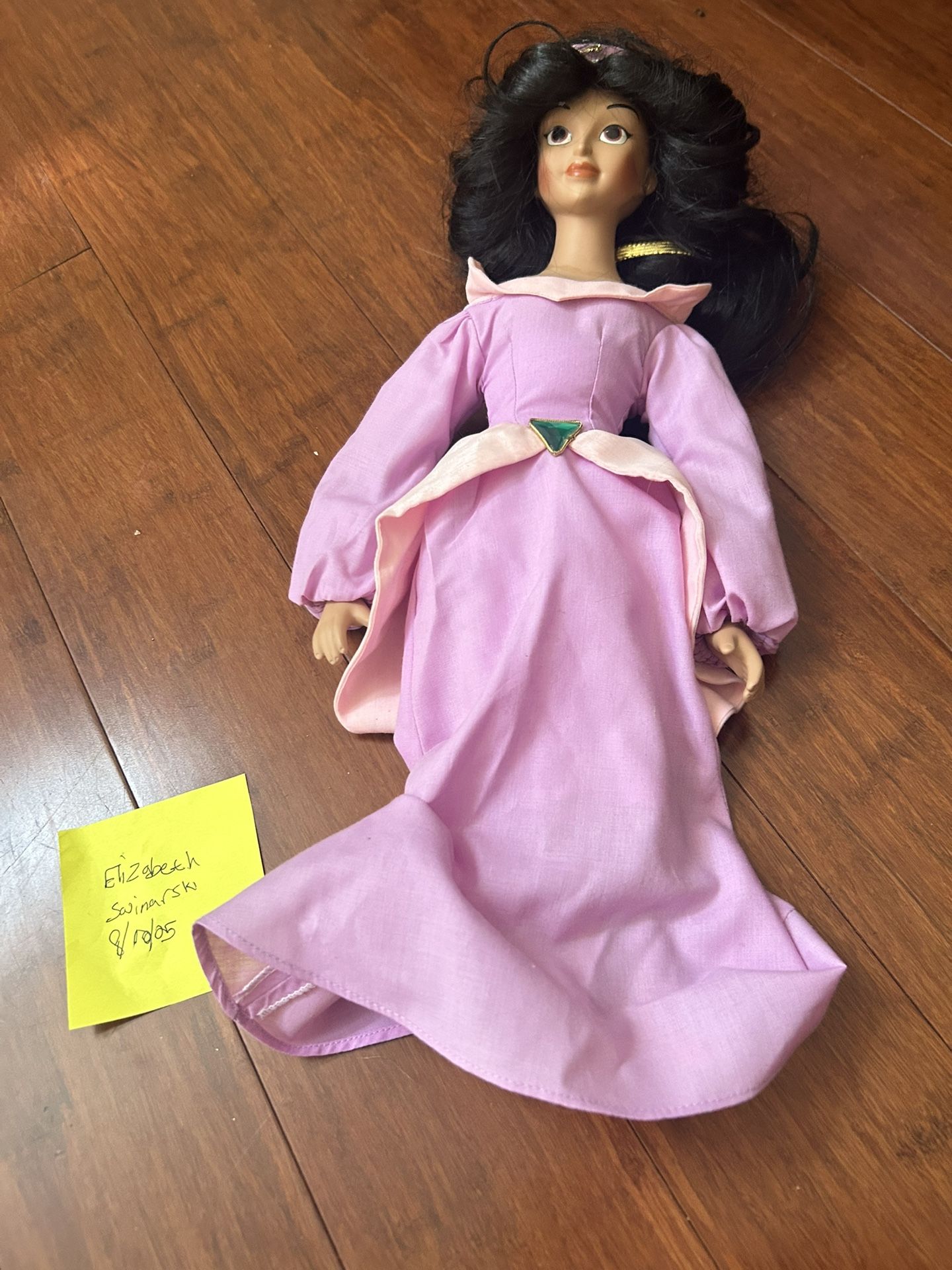 Jasmine Doll 16" Disney's Aladdin Princess Collection Crafted Porcelain