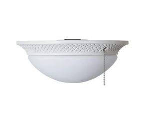 Harbor Breeze Tilghman White LED Ceiling Fan Light Kit