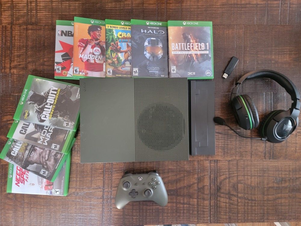 Used Like New Xbox One S 1TB Console Battlefield Special Edition