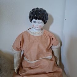 1920s Rare GERMAN porcelain Head Doll