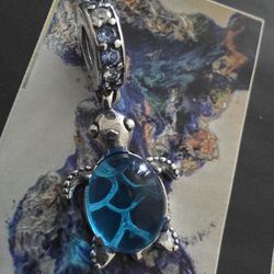 Pandora Blue Turtle Charm