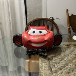 Cars Lighting McQueen Am/fm Cd Player Radio 